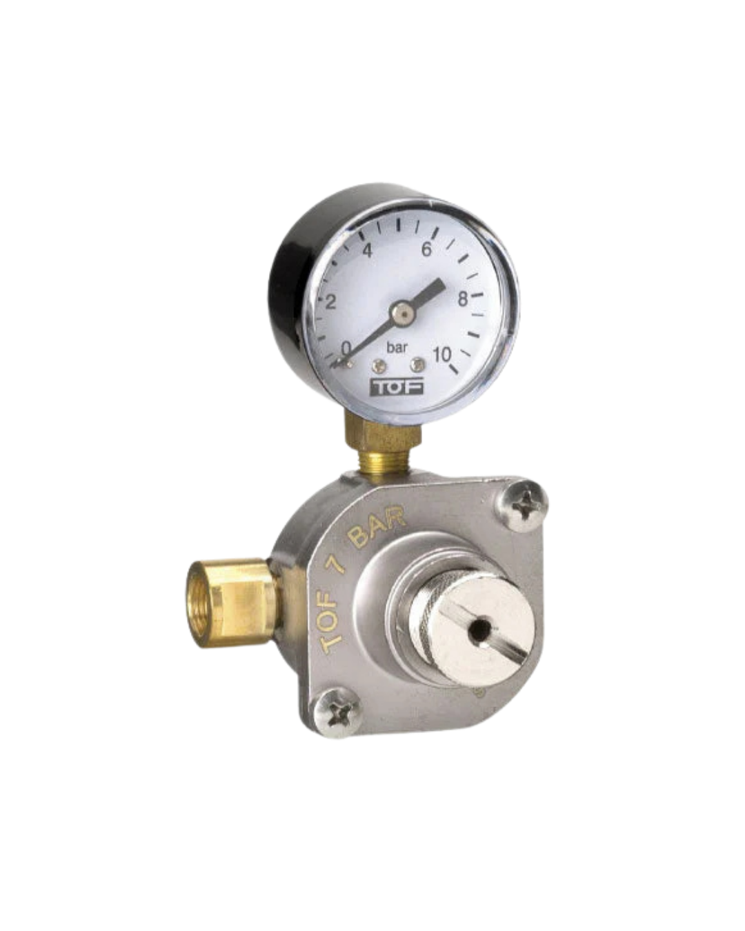 Manometer/kulsyreregulator til små Co2-flasker